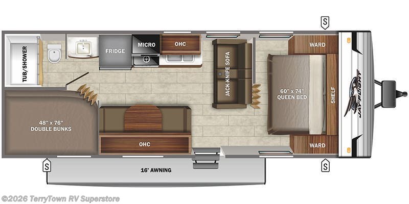 2022 Jayco Jay Flight SLX 8 264BHW - Used Travel Trailer For Sale by TerryTown RV Superstore in Grand Rapids, Michigan