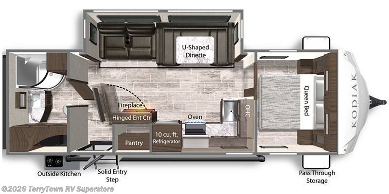 2022 Dutchmen Kodiak Ultra-Lite Ultra-Lite 261RBSL - Used Travel Trailer For Sale by TerryTown RV Superstore in Grand Rapids, Michigan