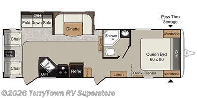 2013 Keystone Passport Super-Lite 280BH - Used Travel Trailer For Sale by TerryTown RV Superstore in Grand Rapids, Michigan