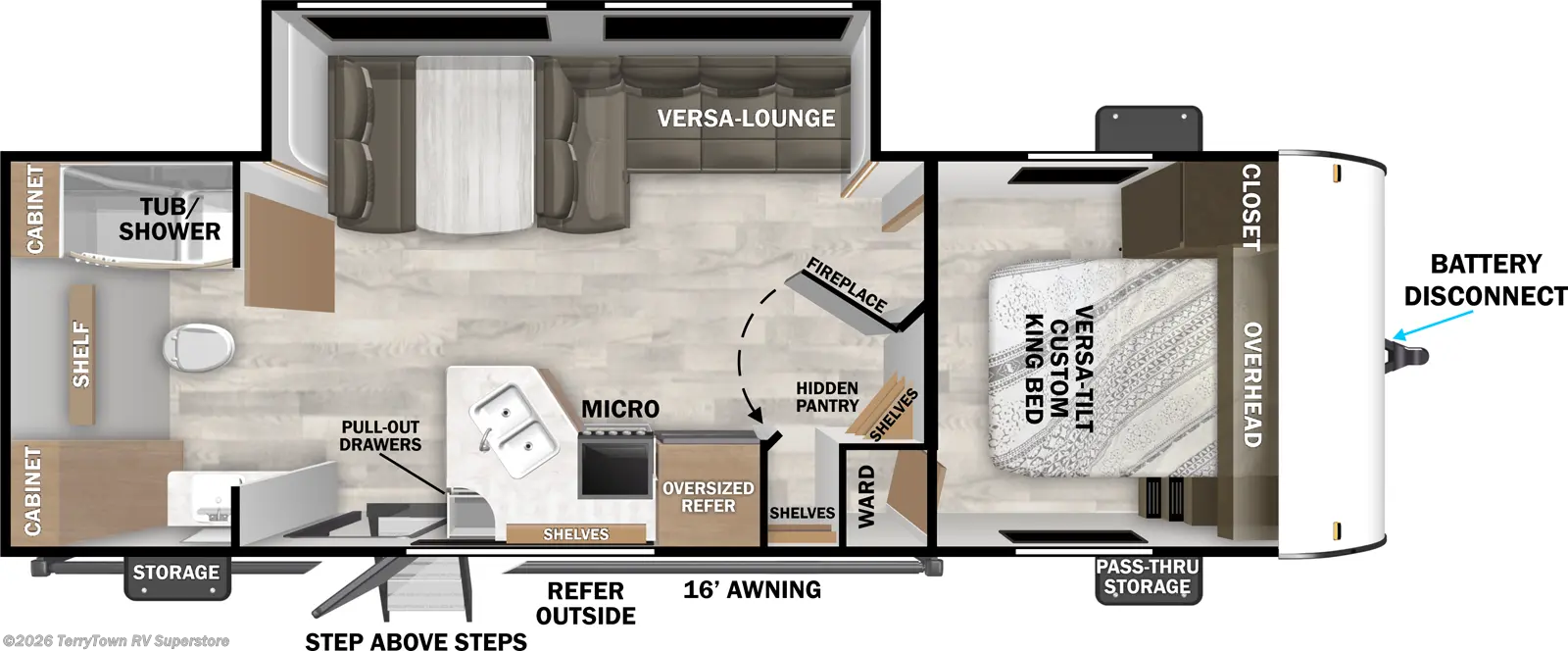 2027 Forest River Salem Cruise Lite 25ICE - New Travel Trailer For Sale by TerryTown RV Superstore in Grand Rapids, Michigan