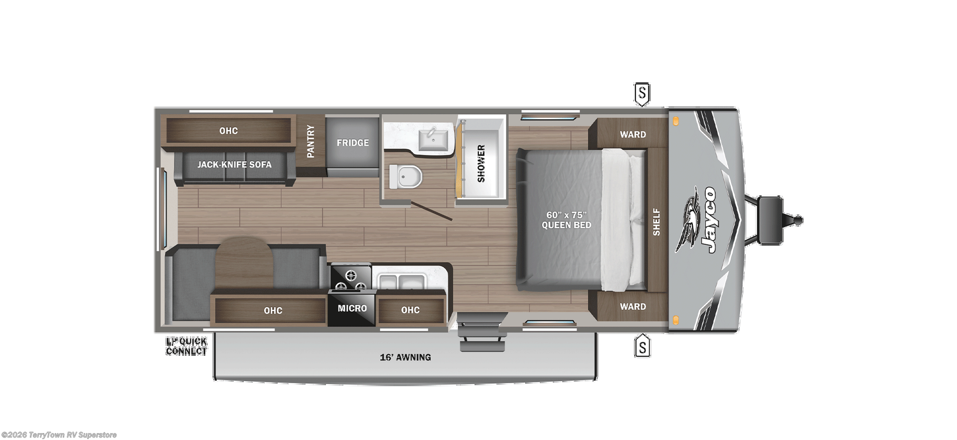 2027 Jayco Jay Flight SLX 210QB - New Travel Trailer For Sale by TerryTown RV Superstore in Grand Rapids, Michigan