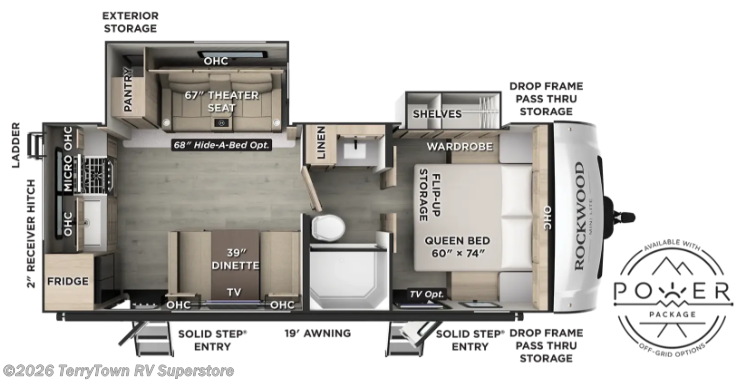 2027 Forest River Rockwood Mini Lite 2515S - New Travel Trailer For Sale by TerryTown RV Superstore in Grand Rapids, Michigan