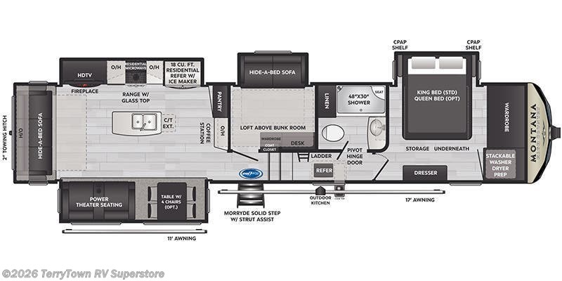 2022 Keystone Montana High Country 385BR - Used Fifth Wheel For Sale by TerryTown RV Superstore in Grand Rapids, Michigan