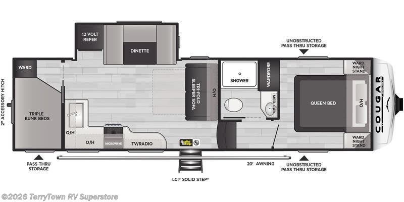 2024 Keystone Cougar Sport 2700BH - Used Fifth Wheel For Sale by TerryTown RV Superstore in Grand Rapids, Michigan