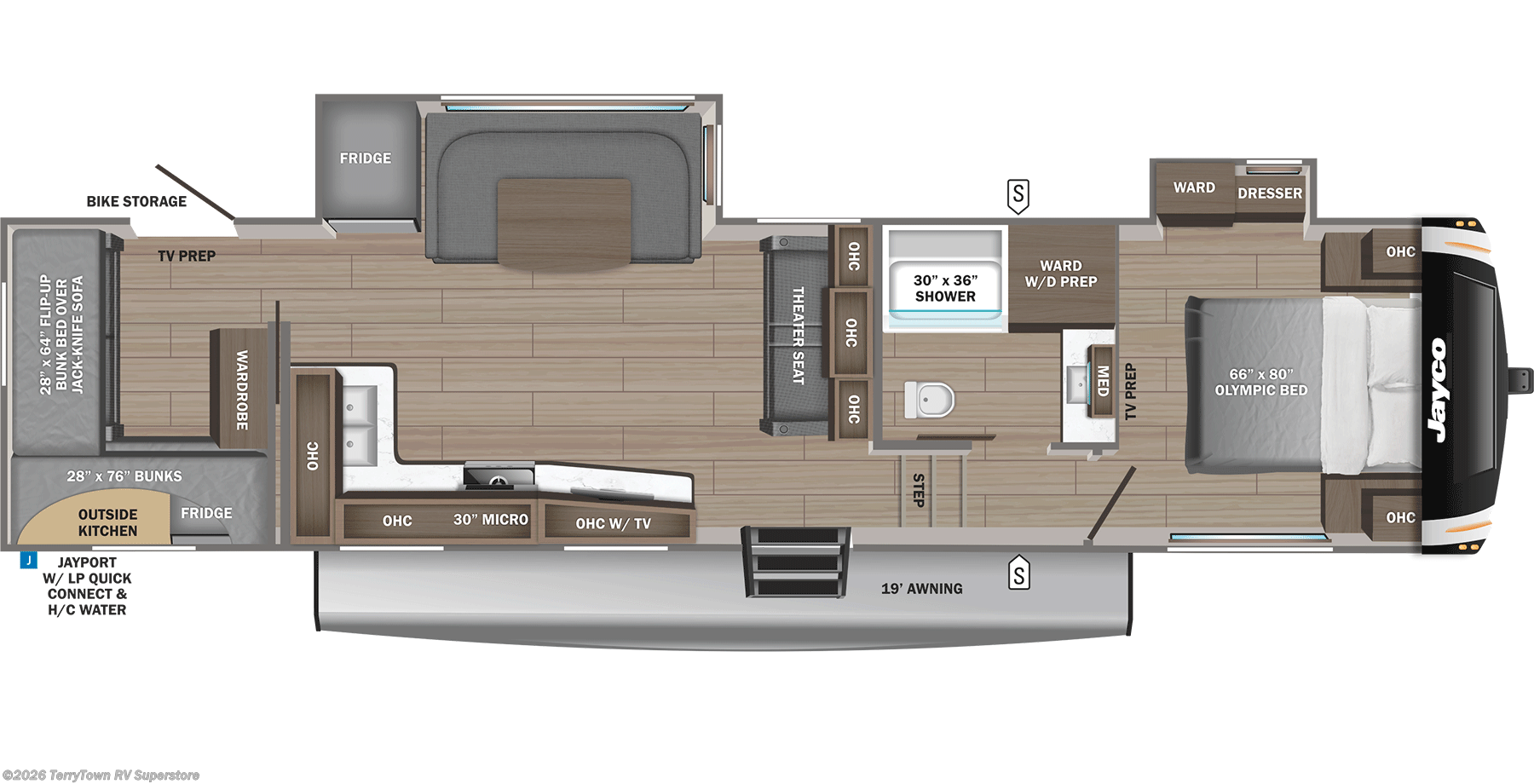 2027 Eagle HT 31QCD by Jayco from TerryTown RV Superstore in Grand Rapids, Michigan