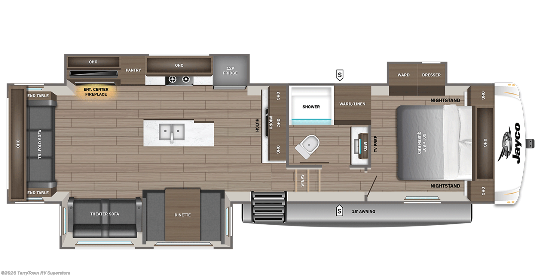 2027 Jayco Eagle SLE Fifth Wheel 30RLT - New Fifth Wheel For Sale by TerryTown RV Superstore in Grand Rapids, Michigan