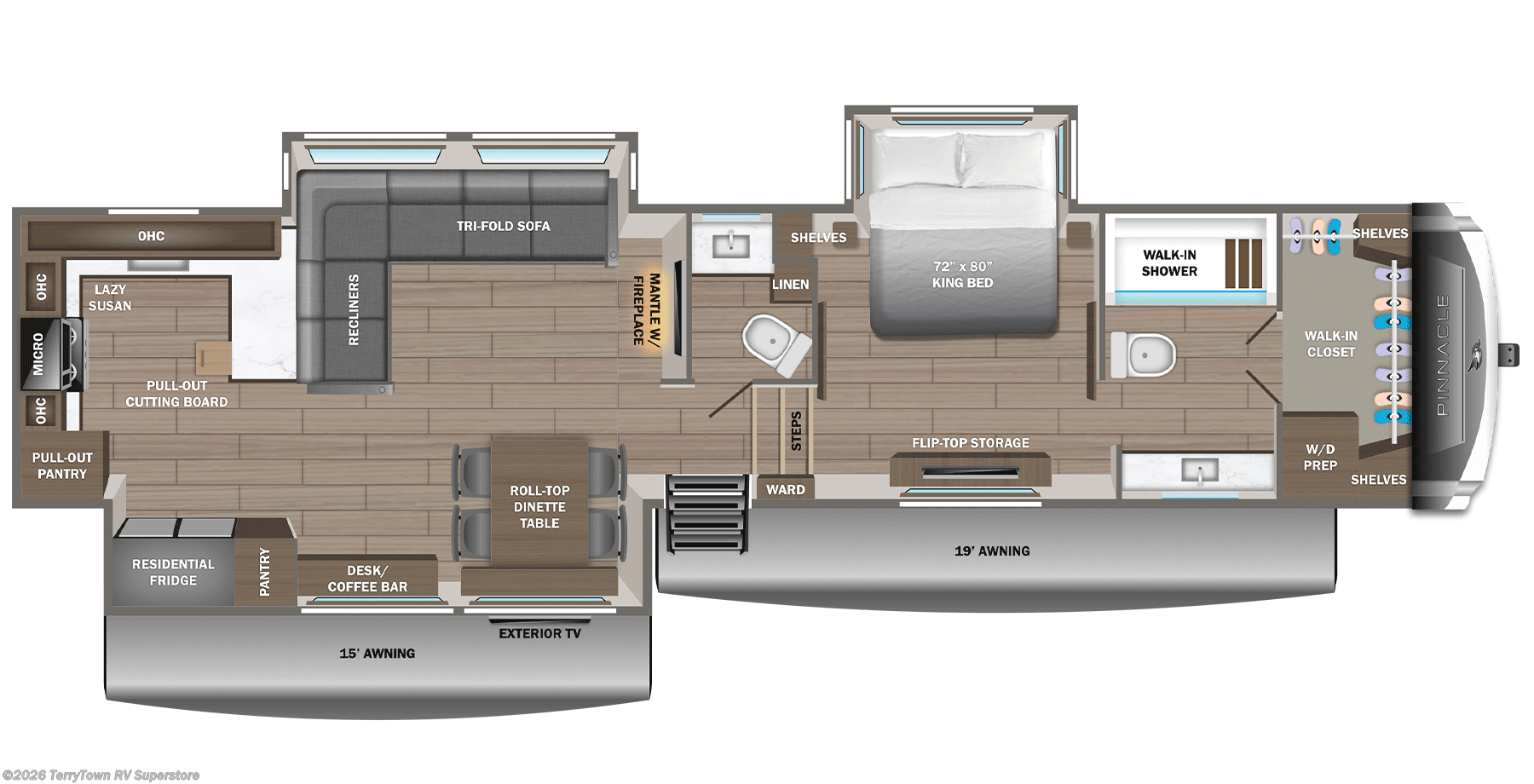2027 Pinnacle 38FBRK by Jayco from TerryTown RV Superstore in Grand Rapids, Michigan