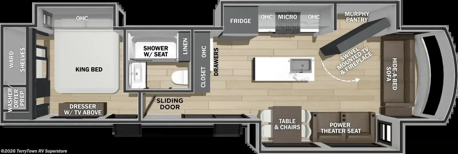 2027 Forest River Cedar Creek Cottage 40CCK - New Destination Trailer For Sale by TerryTown RV Superstore in Grand Rapids, Michigan