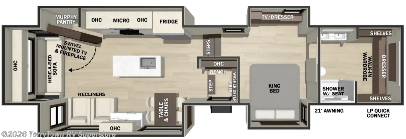 2027 Forest River Cedar Creek 383FB - New Fifth Wheel For Sale by TerryTown RV Superstore in Grand Rapids, Michigan