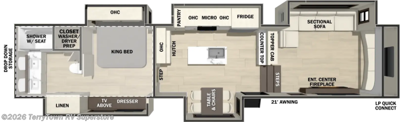 2027 Forest River Cedar Creek 398FL - New Fifth Wheel For Sale by TerryTown RV Superstore in Grand Rapids, Michigan