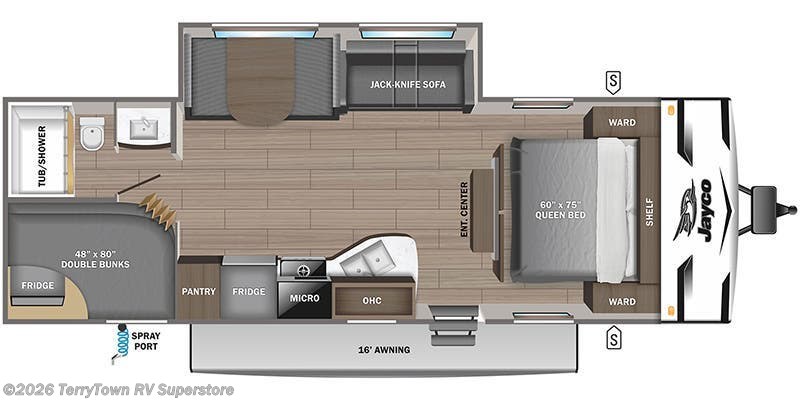 2024 Jayco Jay Flight SLX 261BHS - Used Travel Trailer For Sale by TerryTown RV Superstore in Grand Rapids, Michigan