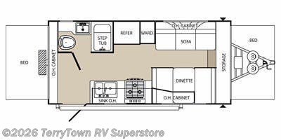 2013 Palomino Stampede S-195 SD - Used Travel Trailer For Sale by TerryTown RV Superstore in Grand Rapids, Michigan