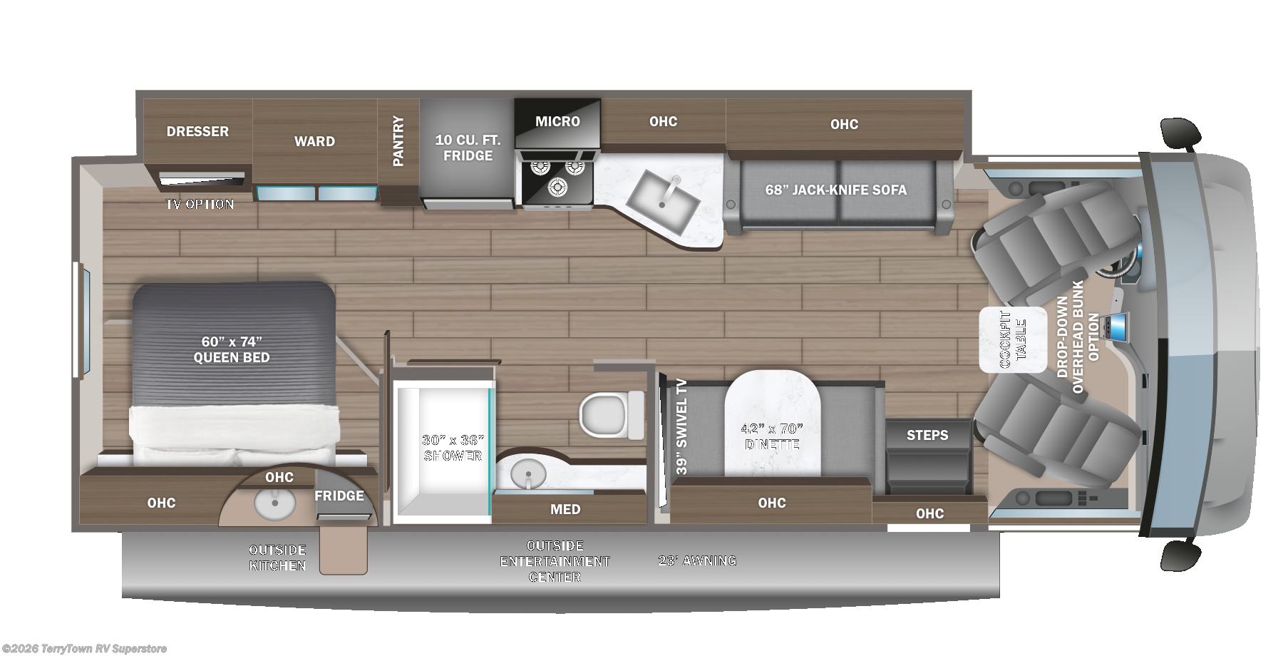 2027 Jayco Alante 29S - New Class A For Sale by TerryTown RV Superstore in Grand Rapids, Michigan