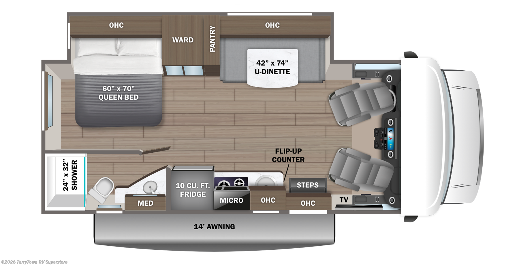 2027 Jayco Melbourne 24L - New Class C For Sale by TerryTown RV Superstore in Grand Rapids, Michigan