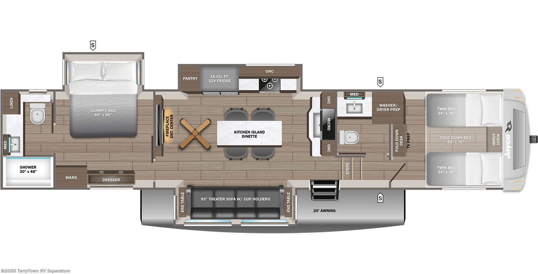 2027 Jayco Eagle 367TBTS - New Fifth Wheel For Sale by TerryTown RV Superstore in Grand Rapids, Michigan