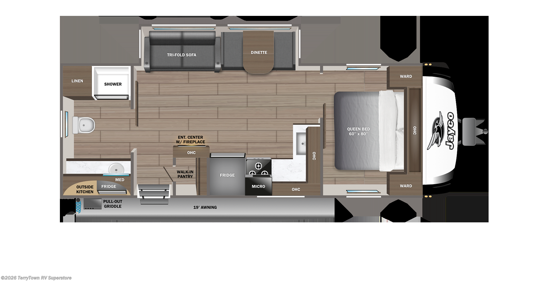 2027 Jayco Jay Feather 25RB - New Travel Trailer For Sale by TerryTown RV Superstore in Grand Rapids, Michigan