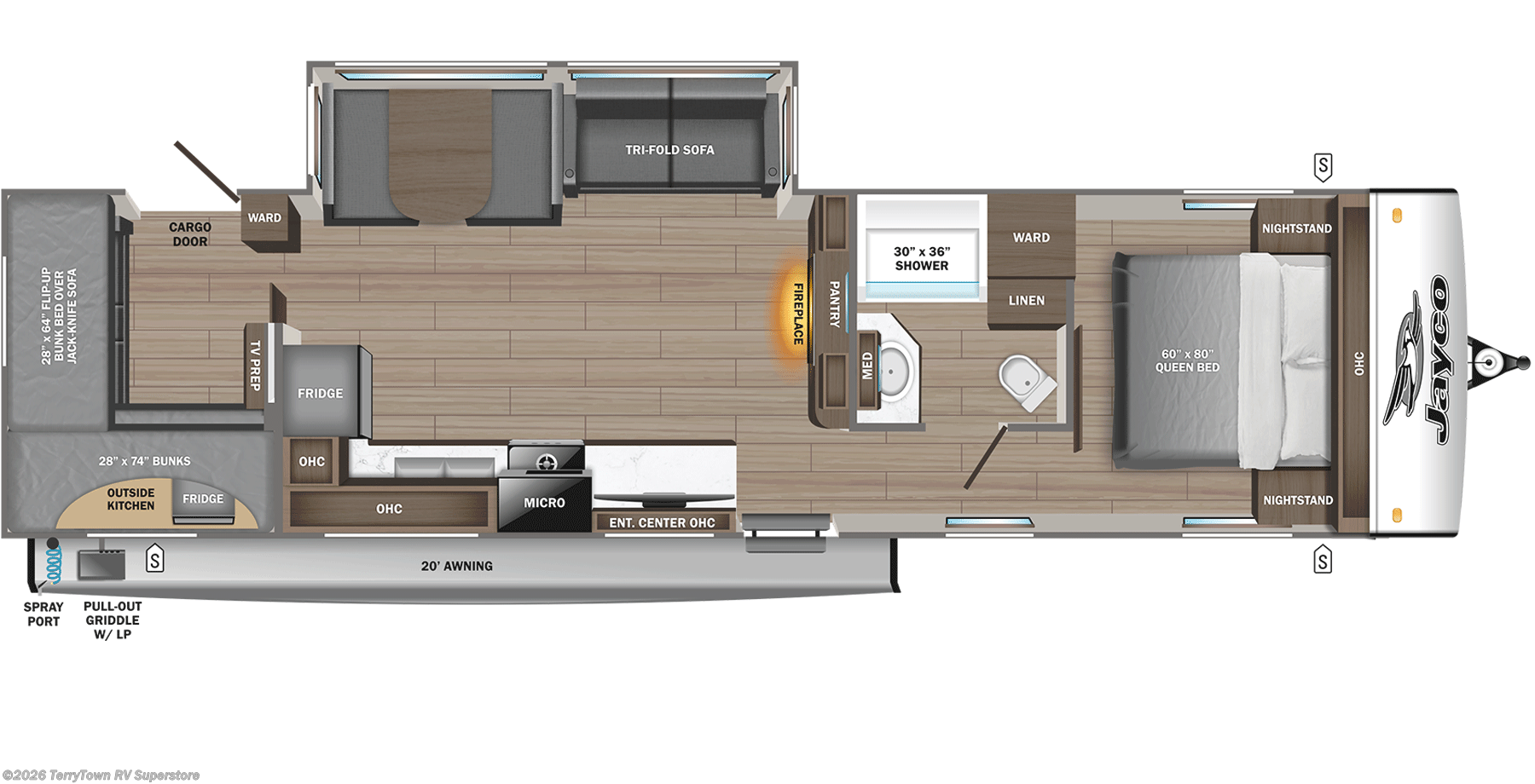 2027 Jay Feather 29QBH by Jayco from TerryTown RV Superstore in Grand Rapids, Michigan