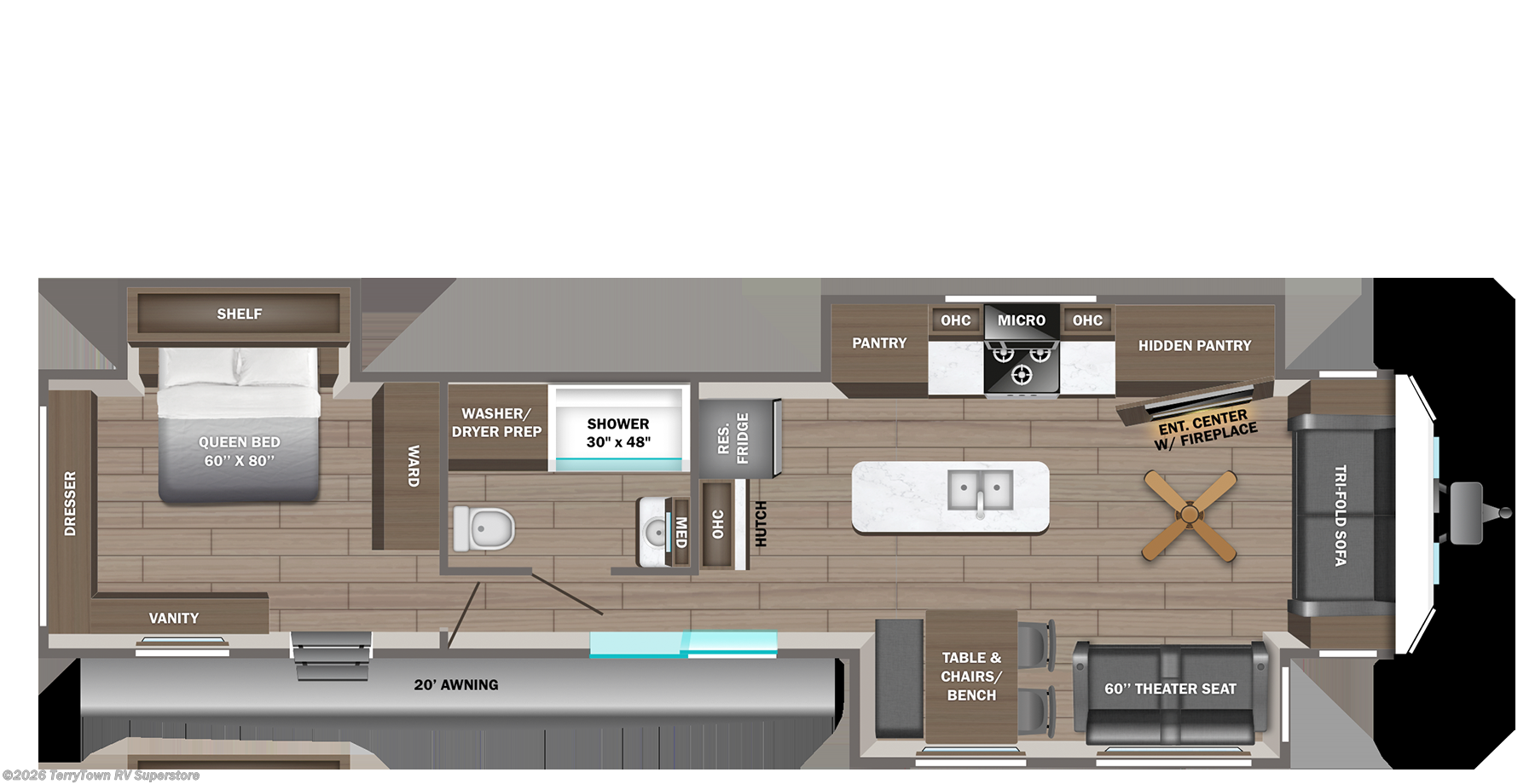 2027 Jayco Jay Flight Bungalow 401FLTS - New Destination Trailer For Sale by TerryTown RV Superstore in Grand Rapids, Michigan