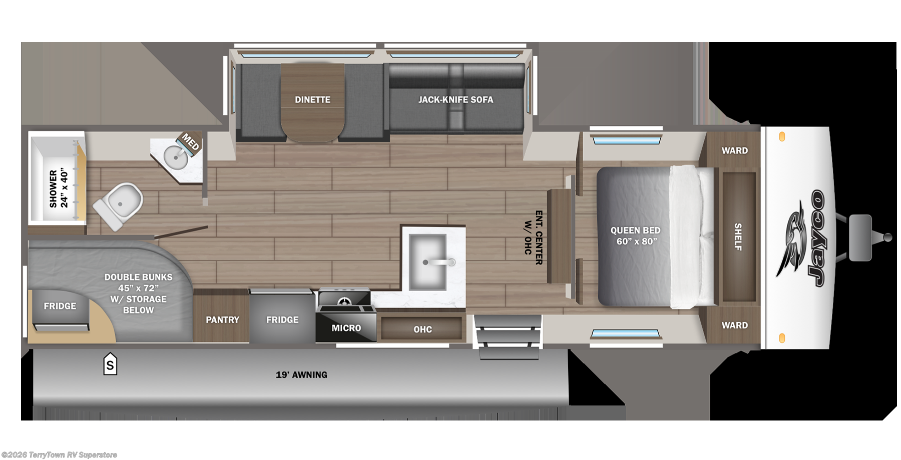 2027 Jayco Jay Feather SL 26BHSL - New Travel Trailer For Sale by TerryTown RV Superstore in Grand Rapids, Michigan