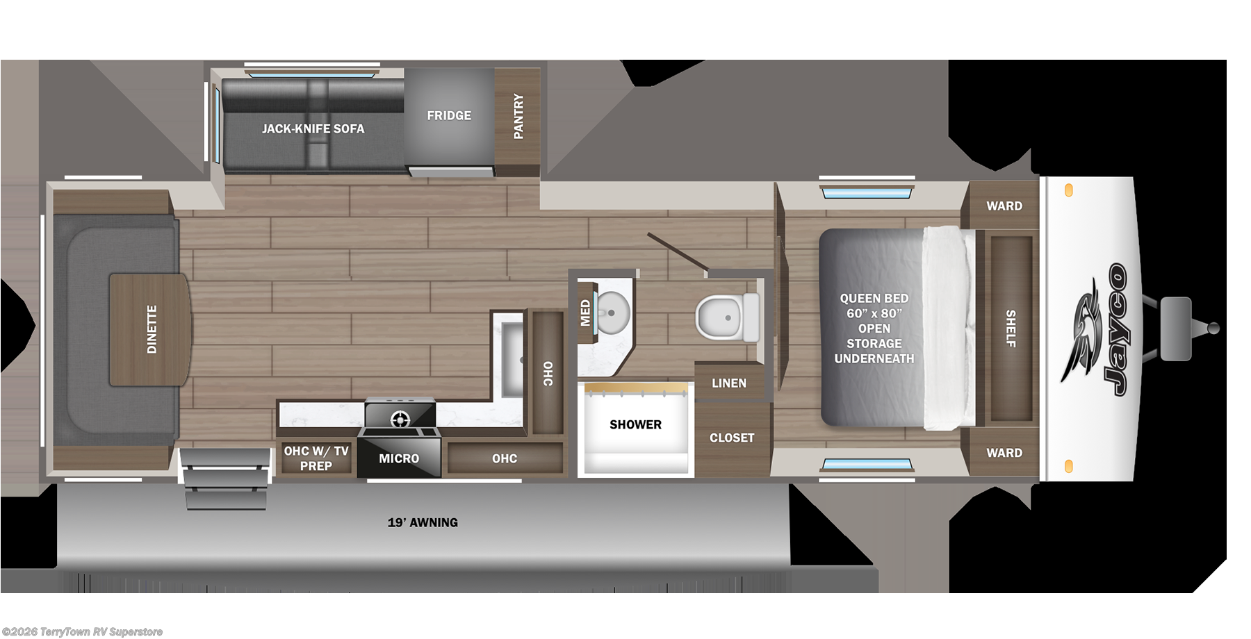 2027 Jayco Jay Feather SL 25RLSL - New Travel Trailer For Sale by TerryTown RV Superstore in Grand Rapids, Michigan