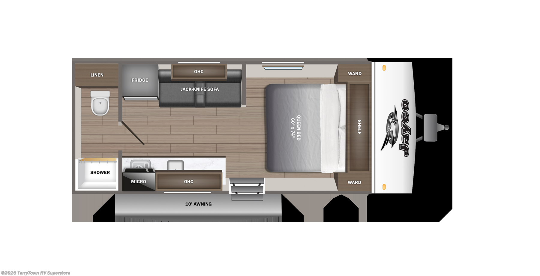 2027 Jayco Jay Feather Air SL 17RBSL - New Travel Trailer For Sale by TerryTown RV Superstore in Grand Rapids, Michigan