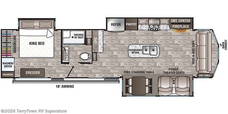 2020 Forest River Cedar Creek Cottage 40CCK - Used Destination Trailer For Sale by TerryTown RV Superstore in Grand Rapids, Michigan