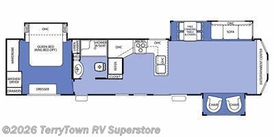 2012 Forest River Cedar Creek Cottage 40CFE - Used Destination Trailer For Sale by TerryTown RV Superstore in Grand Rapids, Michigan