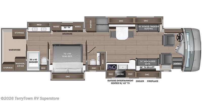 2024 Entegra Coach Cornerstone 45D - Used Class A For Sale by TerryTown RV Superstore in Grand Rapids, Michigan