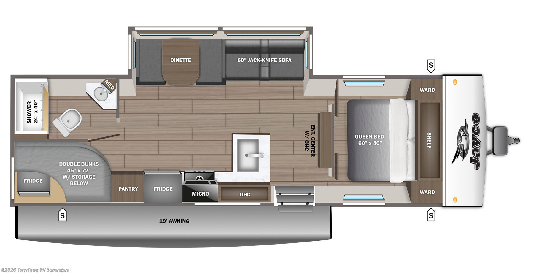 2027 Jayco Jay Feather SL 26BHSL - New Travel Trailer For Sale by TerryTown RV Superstore in Grand Rapids, Michigan