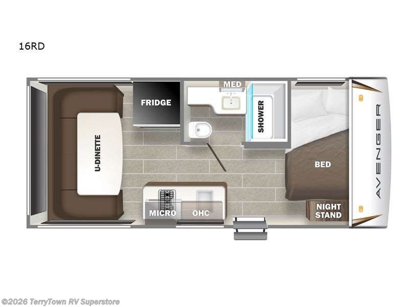 2024 Avenger LT 16RD by Prime Time from TerryTown RV Superstore in Grand Rapids, Michigan