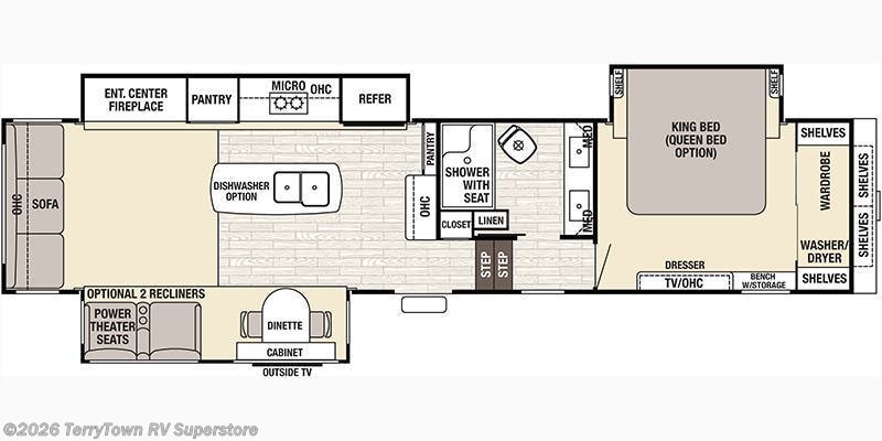 2018 Forest River Cedar Creek Champagne Edition 38EL - Used Fifth Wheel For Sale by TerryTown RV Superstore in Grand Rapids, Michigan