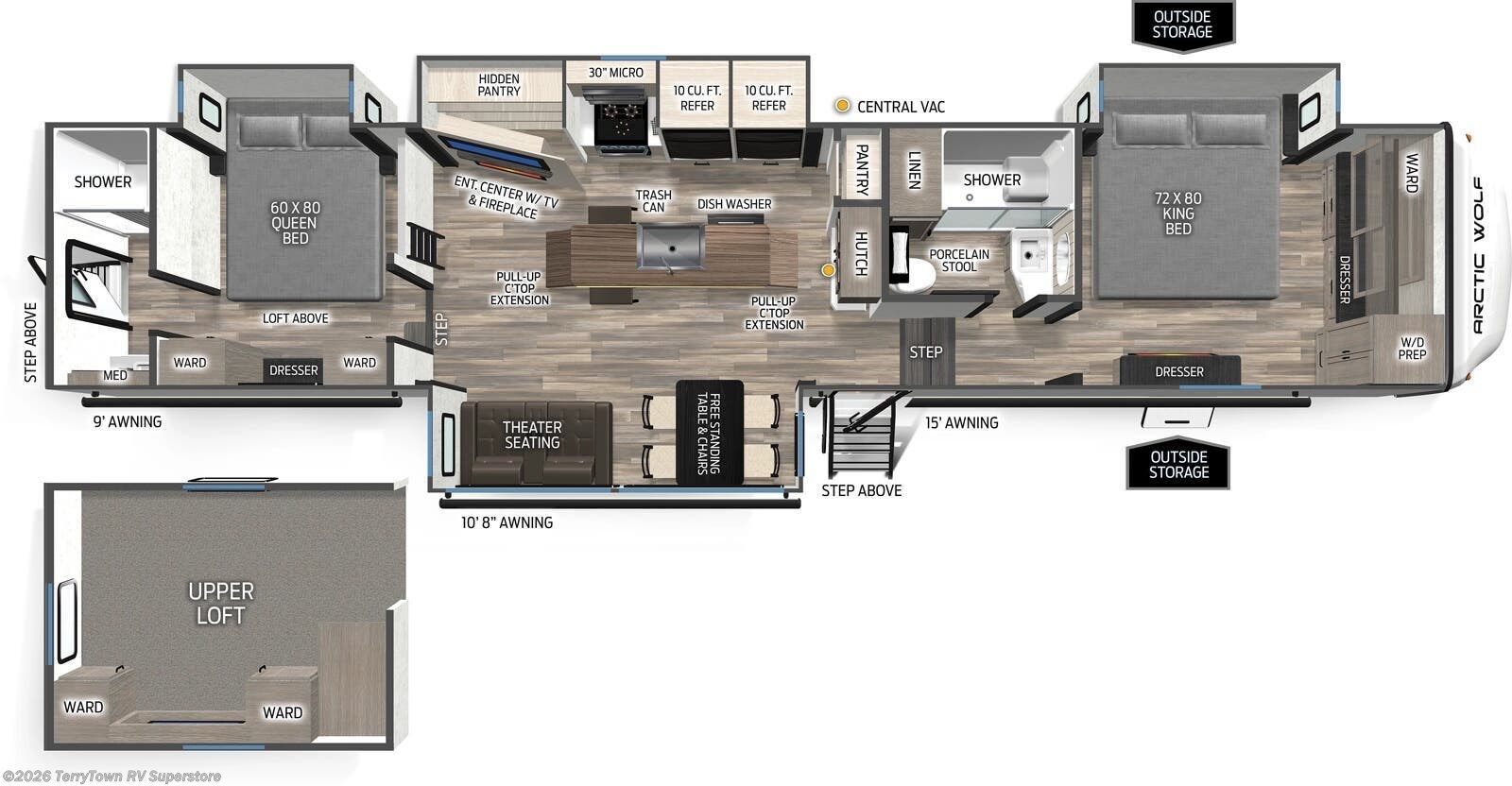 2027 Forest River Cherokee Arctic Wolf 38DST - New Fifth Wheel For Sale by TerryTown RV Superstore in Grand Rapids, Michigan