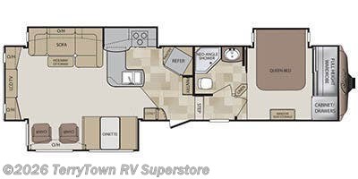 2014 Keystone Cougar 327RES - Used Fifth Wheel For Sale by TerryTown RV Superstore in Grand Rapids, Michigan