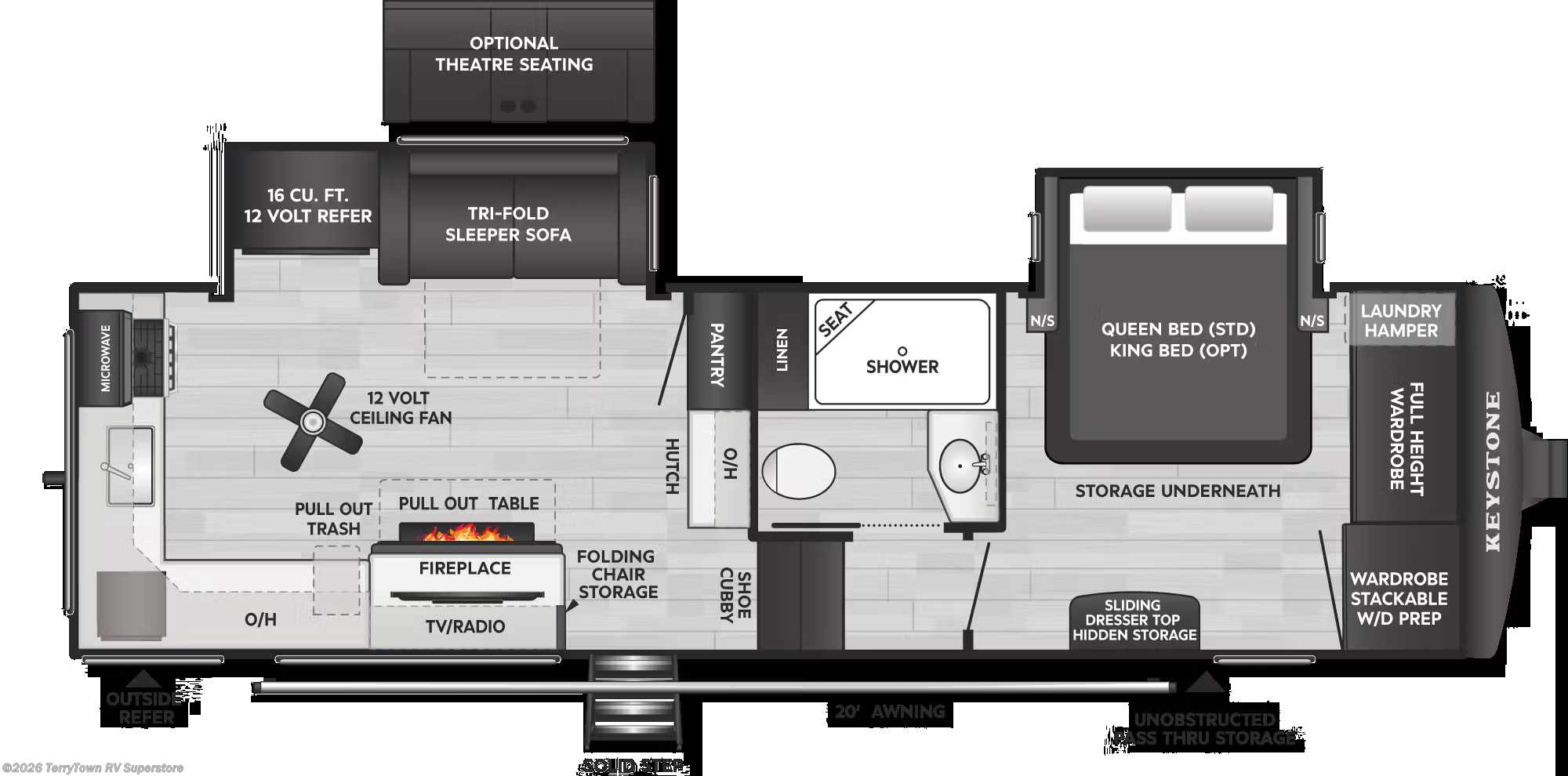 2027 Keystone Cougar 260MLE - New Fifth Wheel For Sale by TerryTown RV Superstore in Grand Rapids, Michigan
