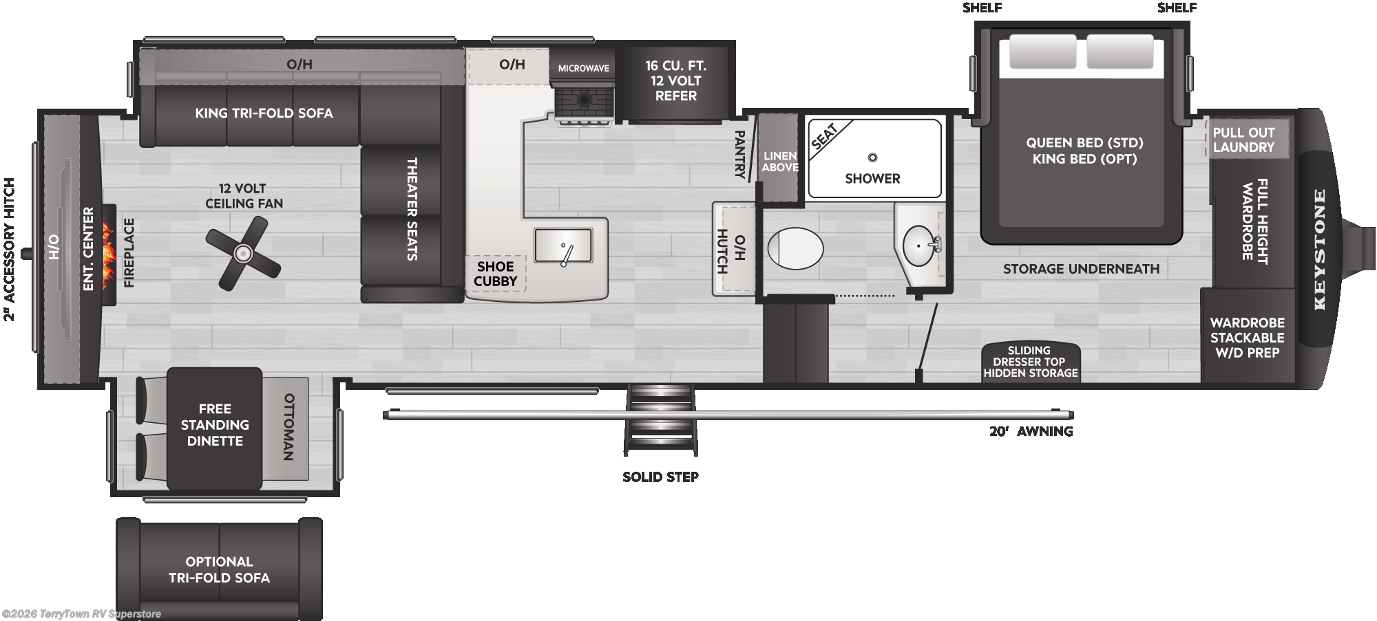 2027 Cougar 320RDS by Keystone from TerryTown RV Superstore in Grand Rapids, Michigan