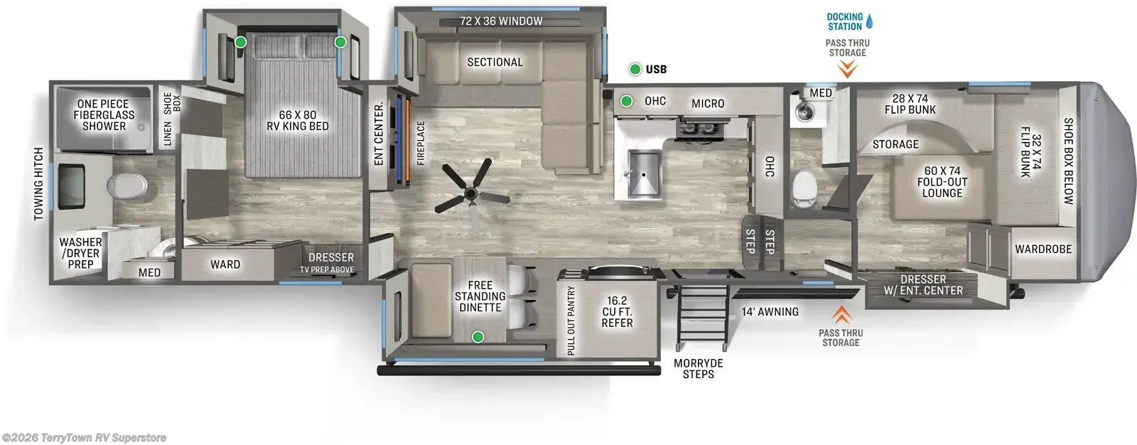 2026 Sandpiper 3710HBFB by Forest River from TerryTown RV Superstore in Grand Rapids, Michigan