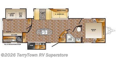 2014 CrossRoads Zinger ZT33BH - Used Travel Trailer For Sale by TerryTown RV Superstore in Grand Rapids, Michigan