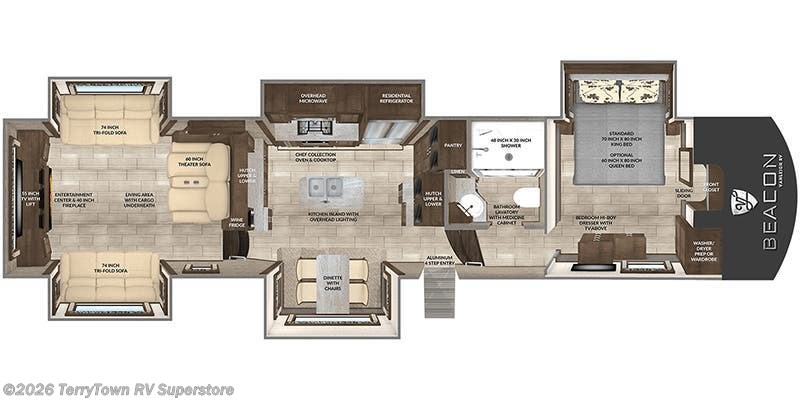 2020 Vanleigh Beacon 42RDB - Used Fifth Wheel For Sale by TerryTown RV Superstore in Grand Rapids, Michigan