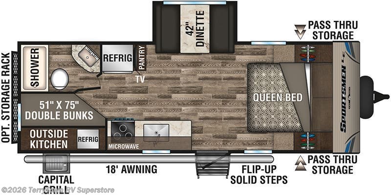 2019 K-Z Sportsmen LE 231BHKLE - Used Travel Trailer For Sale by TerryTown RV Superstore in Grand Rapids, Michigan