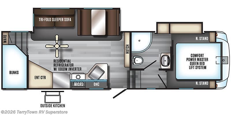 2018 Forest River Cherokee Arctic Wolf 265DBH8 - Used Fifth Wheel For Sale by TerryTown RV Superstore in Grand Rapids, Michigan