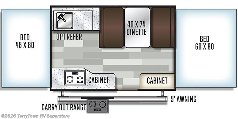2019 Forest River Flagstaff MAC/LTD 206LTD - Used Popup For Sale by TerryTown RV Superstore in Grand Rapids, Michigan