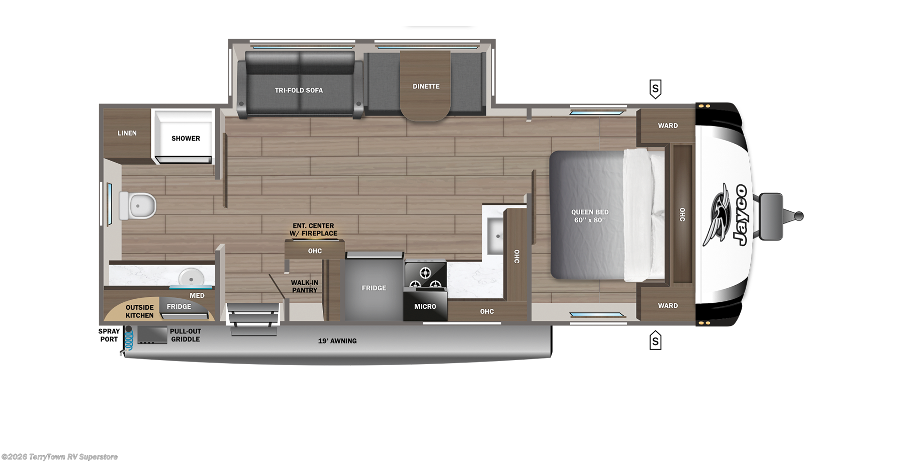 2027 Jayco Jay Feather 25RB - New Travel Trailer For Sale by TerryTown RV Superstore in Grand Rapids, Michigan