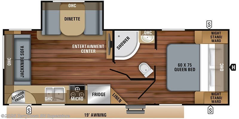 2019 Jayco Jay Feather 24RL - Used Travel Trailer For Sale by TerryTown RV Superstore in Grand Rapids, Michigan