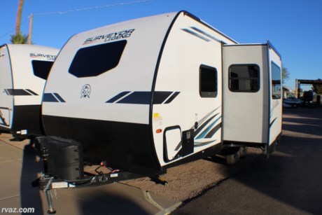 &lt;p&gt;Awesome floor plan for camping inside and out, Outside refer, griddle and even a fold down storage rack!!!! Light travel trailer with more options per dollar than any other trailer!! THE ONE PICTURED HAS BEEN SOLD, THE 2023 JUST IN AND PICS TO COME&lt;/p&gt;
&lt;p&gt;https://www.youtube.com/watch?v=xzeRDA-59cs&amp;amp;t=12s&amp;nbsp;&lt;/p&gt;
&lt;p&gt;RVAZ Corral has an RV service center, Free RV consignment Program and We buy good clean used RV&#39;s and offer free appraisals!&lt;/p&gt;
&lt;p&gt;We have financing available and many extended service contracts to choose from!&lt;/p&gt;
&lt;p&gt;RVAZ Corral has many New and Used Motorhomes for sale as well as Travel Trailers and 5th Wheels for sale.&amp;nbsp; Come see our camper selection today and find an RV that fits your needs.&lt;/p&gt;
&lt;p&gt;Many travel trailer or 5th wheel shoppers feel concerned about towing.&amp;nbsp; We understand.&amp;nbsp; Towing can often seem complex or nerve-wracking.&amp;nbsp; &amp;nbsp;Feel free to give us a quick call, tell us about your tow vehicle and we can help you through the process!&lt;/p&gt;
&lt;p&gt;Ask about our Tough Credit options&lt;/p&gt;
&lt;p&gt;We offer Monaco, Tiffin Allegro, Holiday Rambler, Coachmen, Country Coach, Fleetwood, Safari, Beaver, Keystone, Jayco, Winnebago, Newmar, Grand Design, Forest River, Heartland, K-Z and more in used inventory.&lt;/p&gt;
&lt;p&gt;We carry New Forest River Fifth Wheels AND Trailers including Sandpiper, Salem Hemisphere and Surveyor! We are your AZ Chinook dealer and also carry Pacific Coachworks.&lt;/p&gt;
&lt;p&gt;&amp;nbsp;&lt;/p&gt;
&lt;p&gt;We donate a portion of every sale to Phoenix Children&#39;s Hospital&lt;/p&gt;
&lt;p&gt;&amp;nbsp;&lt;/p&gt;
