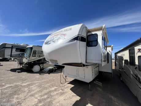 &lt;p&gt;RVAZ Corral has an RV service center, Free RV consignment Program and We buy good clean used RV&#39;s and offer free appraisals!&lt;/p&gt;
&lt;p&gt;We have financing available and many extended service contracts to choose from!&lt;/p&gt;
&lt;p&gt;RVAZ Corral has many New and Used Motorhomes for sale as well as Travel Trailers and 5th Wheels for sale.&amp;nbsp; Come see our camper selection today and find an RV that fits your needs.&lt;/p&gt;
&lt;p&gt;Many travel trailer or 5th wheel shoppers feel concerned about towing.&amp;nbsp; We understand.&amp;nbsp; Towing can often seem complex or nerve-wracking.&amp;nbsp; &amp;nbsp;Feel free to give us a quick call, tell us about your tow vehicle and we can help you through the process!&lt;/p&gt;
&lt;p&gt;We offer Monaco, Tiffin Allegro, Holiday Rambler, Coachmen, Country Coach, Fleetwood, Safari, Beaver, Keystone, Jayco, Winnebago, Newmar, Grand Design, Forest River, Heartland, K-Z and more in used inventory.&lt;/p&gt;
&lt;p&gt;We carry New Forest River Fifth Wheels AND Trailers including Sandpiper, Salem Hemisphere and Surveyor! We are your AZ Chinook dealer and we also carry Heartland products including Trail Runner.&lt;/p&gt;
&lt;p&gt;We donate a portion of every sale to Phoenix Children&#39;s Hospital&lt;/p&gt;
&lt;p&gt;&amp;nbsp;&lt;/p&gt;
&lt;p&gt;&amp;nbsp;&lt;/p&gt;
&lt;p&gt;&amp;nbsp;&lt;/p&gt;