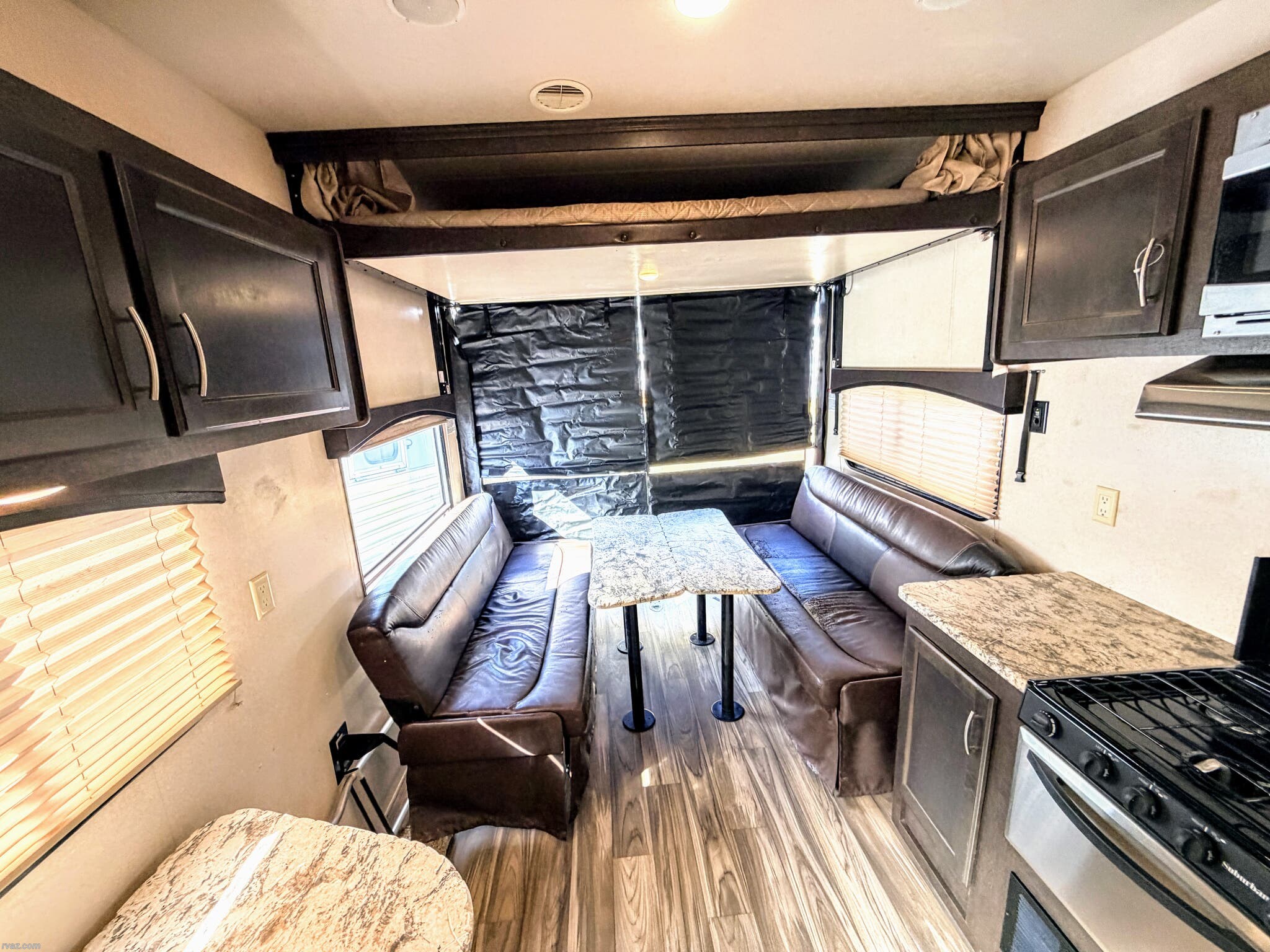 2019 Forest River Stealth FS2413 - Used Toy Hauler For Sale by RV AZ Corral in Mesa, Arizona features Air Conditioning, AM/FM/CD, Cable Prepped, Stove Top Burner, Medicine Cabinet