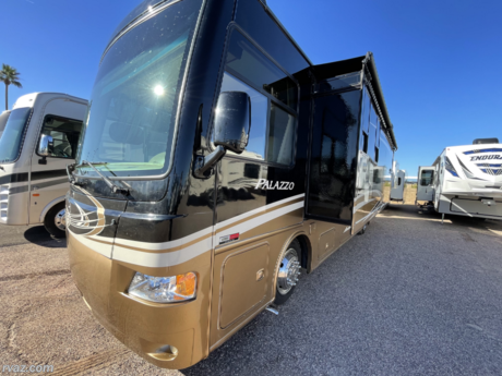 &lt;p&gt;Embark on unforgettable journeys with the 2013 Thor Palazzo 33.3, a motorhome that combines luxury and functionality for the ultimate road trip experience. This well-maintained beauty is ready to hit the open road and make every adventure memorable.&lt;/p&gt;
&lt;p&gt;This Palazzo offers a roomy and comfortable living space, perfect for family vacations or weekend getaways with friends. Slide-outs expand the living area, providing ample room for relaxation.&lt;/p&gt;
&lt;p&gt;Enjoy the convenience of a private bathroom with a shower and toilet. No need to rely on rest stops when you have all the comforts of home on board.&lt;/p&gt;
&lt;p&gt;Purchasing a used RV, such as the 2013 Thor Palazzo 33.3, can be a cost-effective way to enter the RV lifestyle. It allows you to enjoy the benefits of a well-designed motorhome without the depreciation associated with new vehicles.&lt;/p&gt;