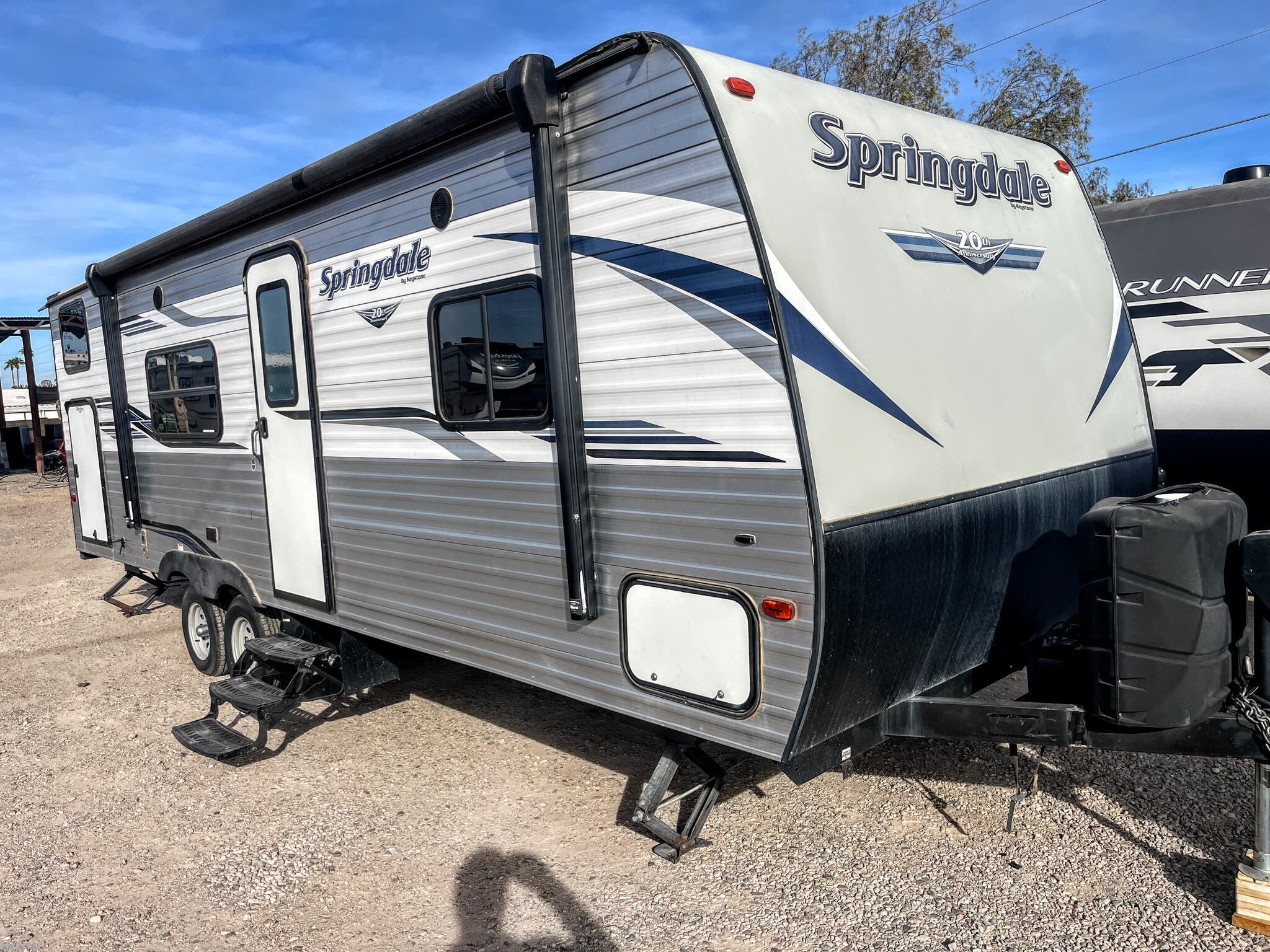 2020 Keystone Springdale 260BH - Used Travel Trailer For Sale by RV AZ Corral in Mesa, Arizona features CO Detector, CD Player, Booth Dinette, TV Antenna, Non-Smoking Unit