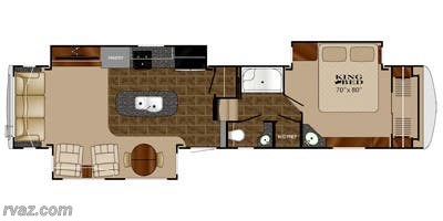 Floorplan of 2014 Heartland Landmark LM Savannah