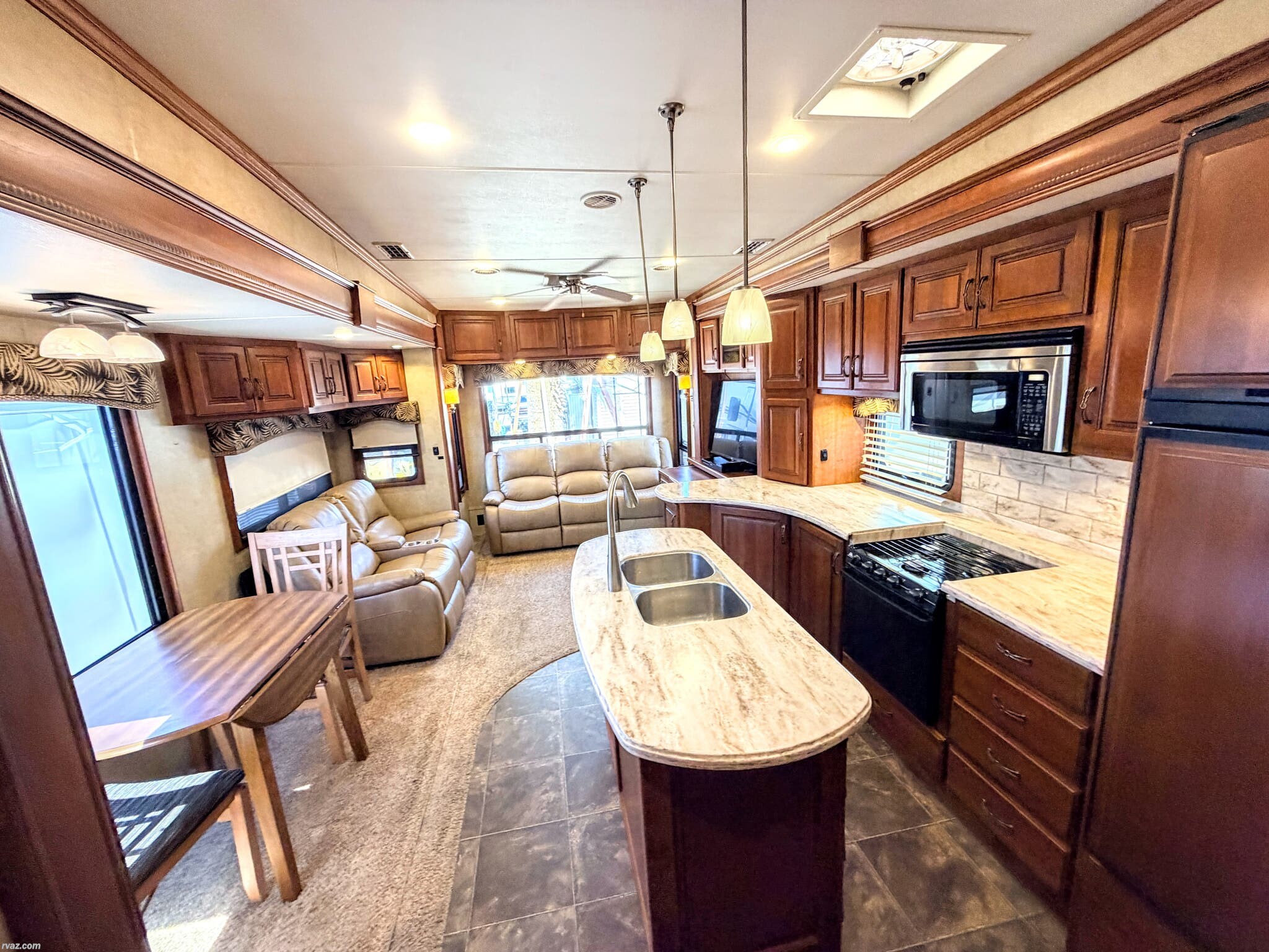 2014 Lifestyle Luxury RV Lifestyle LS38RS - Used Fifth Wheel For Sale by RV AZ Corral in Mesa, Arizona features Overhead Cabinetry, Surround Sound System, 50 Amp Service, Fiberglass Sidewalls, Black Tank Flush